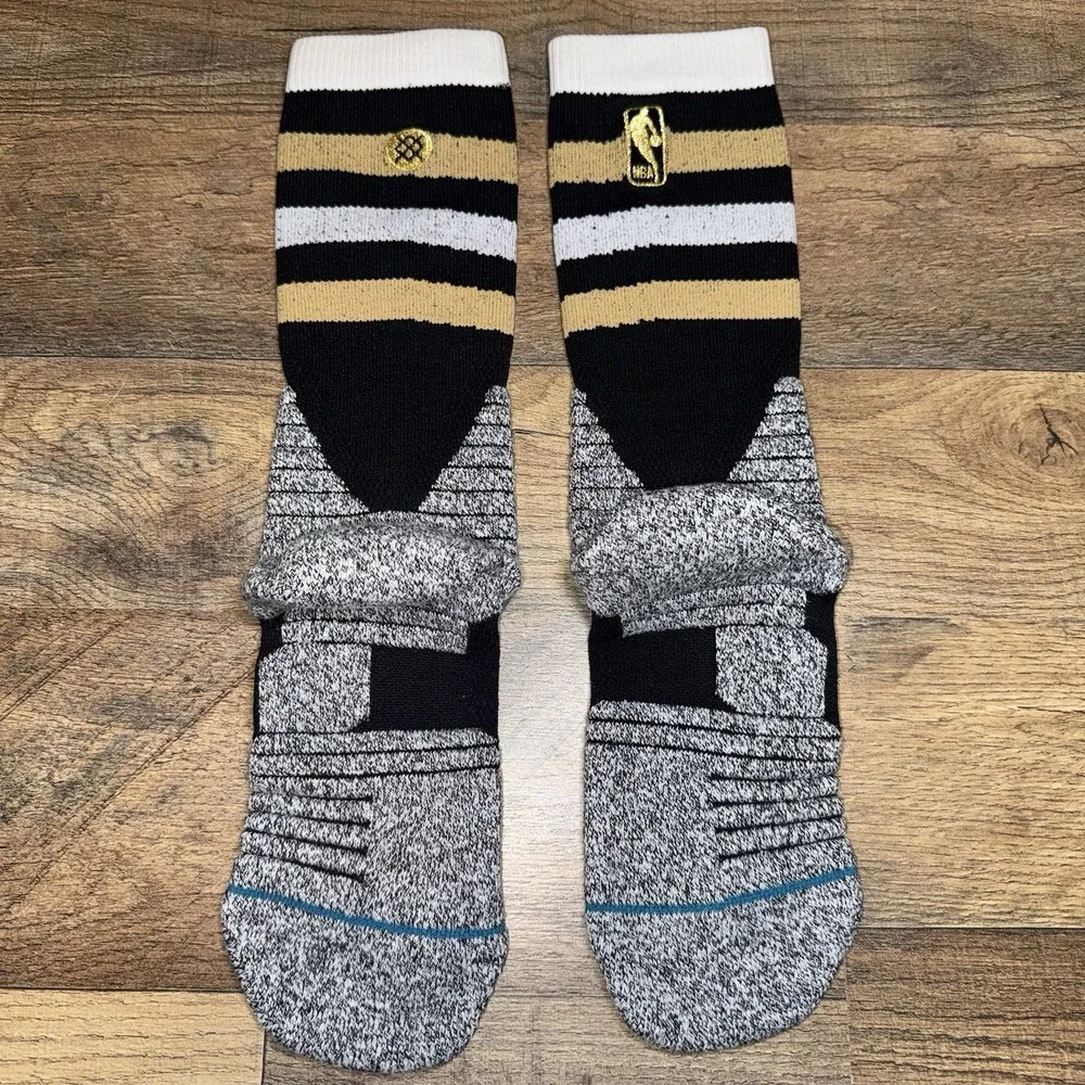 Stance Fusion 559 NBA Basketball Socks Crew Size Playoff Crew The Finals Edition